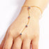 Wholesale Jewelry Cute Sweet Simple Style Splicing Copper Zircon 18K Gold Plated White Gold Plated Bracelets