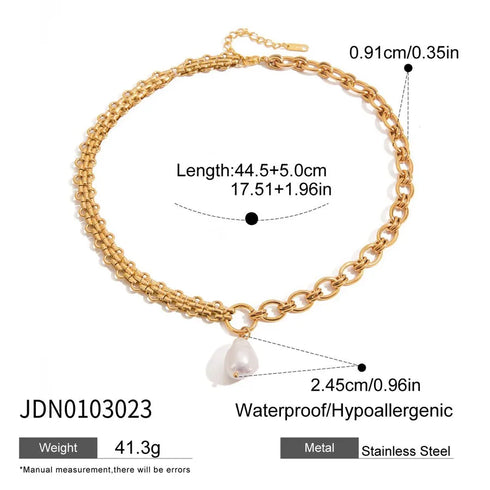 PVD Coated Real Gold Plated Geometric 316 Stainless Steel Modern Style Waterproof Non Tarnish Rings Bracelets Necklace