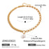 PVD Coated Real Gold Plated Geometric 316 Stainless Steel Modern Style Waterproof Non Tarnish Rings Bracelets Necklace