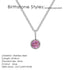 Wholesale Jewelry Simple Style Shiny Round 304 Stainless Steel Rhinestones Inlay Pendant Necklace