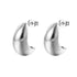 Semicircle plating stainless steel 18k gold plated ear studs