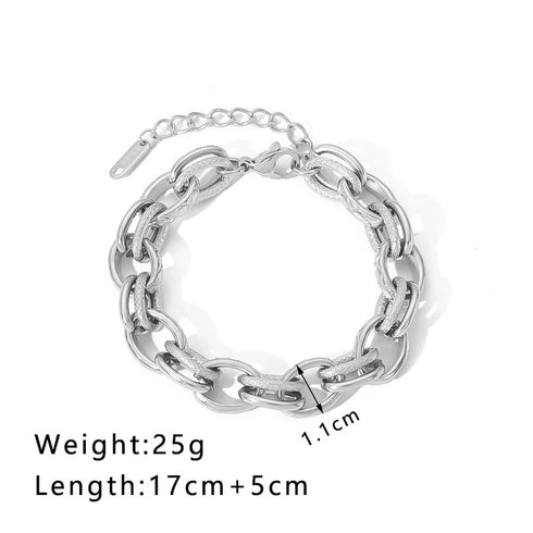 Hip-Hop Punk Classic Gold Plated Bracelets In Bulk