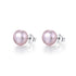 Freshwater pearl sterling silver ear studs