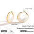 Titanium Steel Earrings 316L Stainless Steel Earring Circle Multi-Functional Quality Suitable For Commuting And Casual Occasions