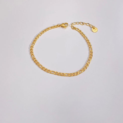 Stainless Steel 16K Gold Plated Bracelets