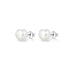 Freshwater pearl sterling silver ear studs