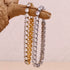 Tennis Stainless Steel 18K Gold Plated zircon bracelet