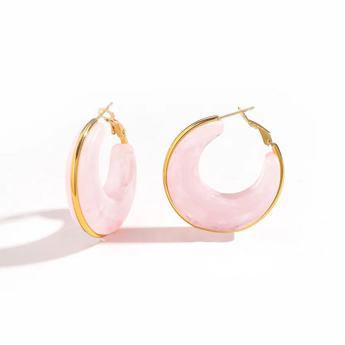 Titanium Steel Earrings 316L Stainless Steel Earring Circle Multi-Functional Quality Suitable For Commuting And Casual Occasions