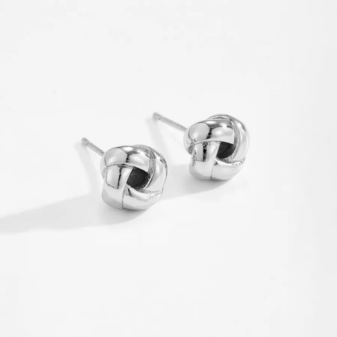 Casual Geometric Line Hoop Earrings Personality Design Sense Fashionable Elegant Women's Jewelry Accessories