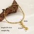 Solid color 18k gold plated beaded necklaces
