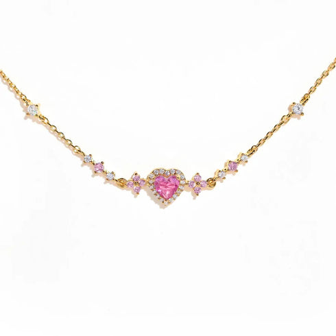 Copper Plating Heart Shape Bow Knot Zircon Bracelets