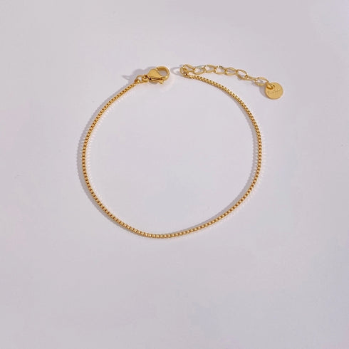 Stainless Steel 16K Gold Plated Bracelets