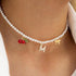 Elegant Classic Style Letter Cherry Artificial Pearl Necklaces Wholesale