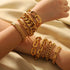 Hip-Hop Punk Classic Gold Plated Bracelets In Bulk