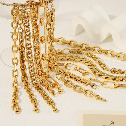 Hip-Hop Punk Classic Gold Plated Bracelets In Bulk