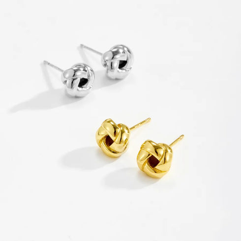 Casual Geometric Line Hoop Earrings Personality Design Sense Fashionable Elegant Women's Jewelry Accessories