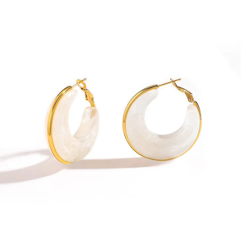 Titanium Steel Earrings 316L Stainless Steel Earring Circle Multi-Functional Quality Suitable For Commuting And Casual Occasions