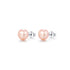 Freshwater pearl sterling silver ear studs