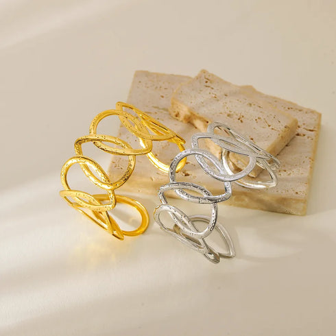 Indian style Stainless Steel 18K Gold Plated