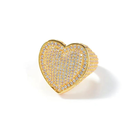 Jewelry Hip-Hop Retro Geometric Copper Zircon Rings