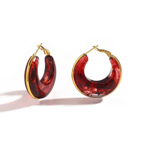 Titanium Steel Earrings 316L Stainless Steel Earring Circle Multi-Functional Quality Suitable For Commuting And Casual Occasions