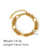 Hip-Hop Punk Classic Gold Plated Bracelets In Bulk