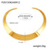 Exaggerated Luxurious Vacation Geometric 304 Stainless Steel Plating Choker