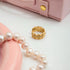 Women's Style - Vintage Style / 18K Gold Stainless Steel + Glass Pearl + Zircon / White Zircon Pearl Lace Hollow Open Ring