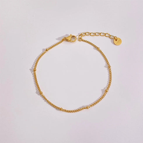 Stainless Steel 16K Gold Plated Bracelets