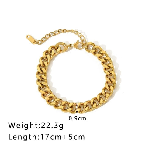 Hip-Hop Punk Classic Gold Plated Bracelets In Bulk