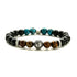 304 Stainless Steel Agate Tiger Eye Wholesale Bracelets