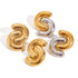 PVD Coated Real Gold Plated S Shape Steel Elegant Lady Classic Style Waterproof Non Tarnish Earrings